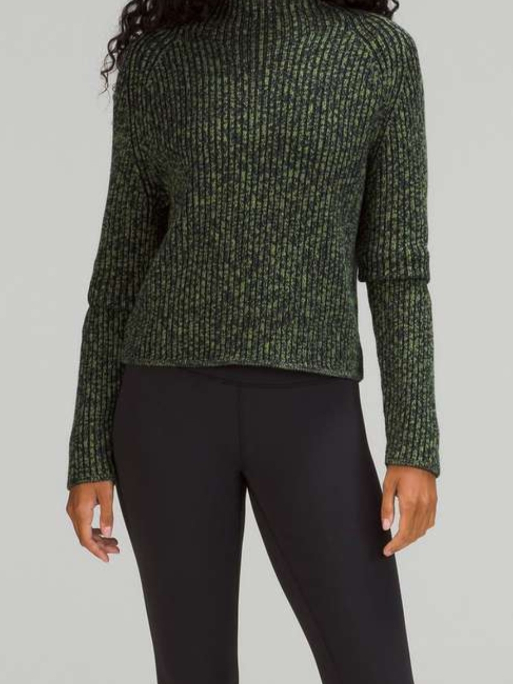 Lululemon Ribbed Knit Sweater - Green